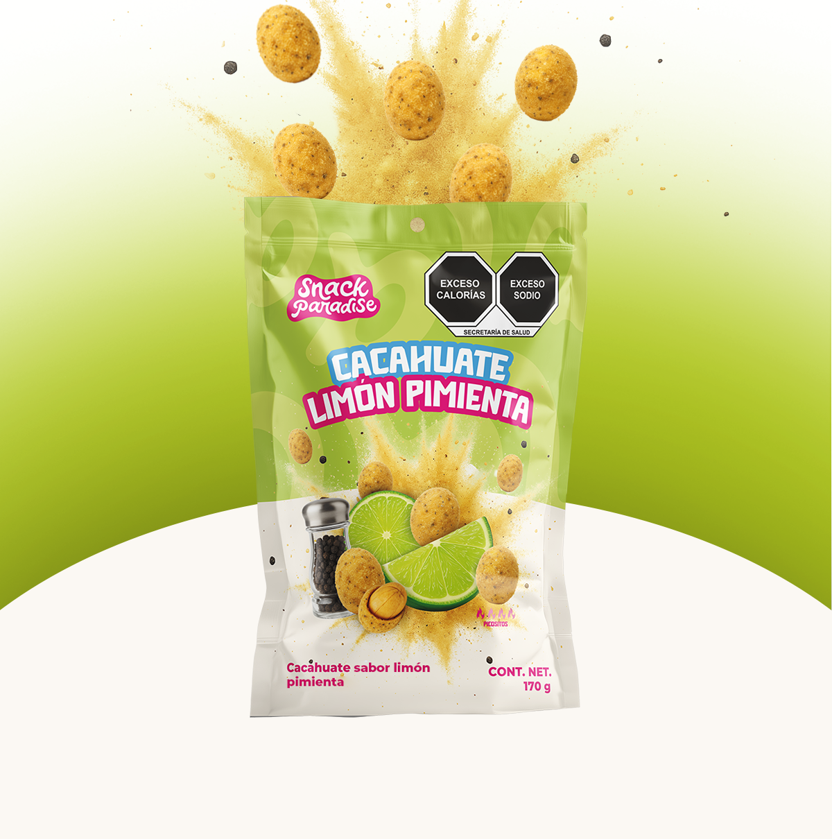 Cacahuate Limón Pimienta