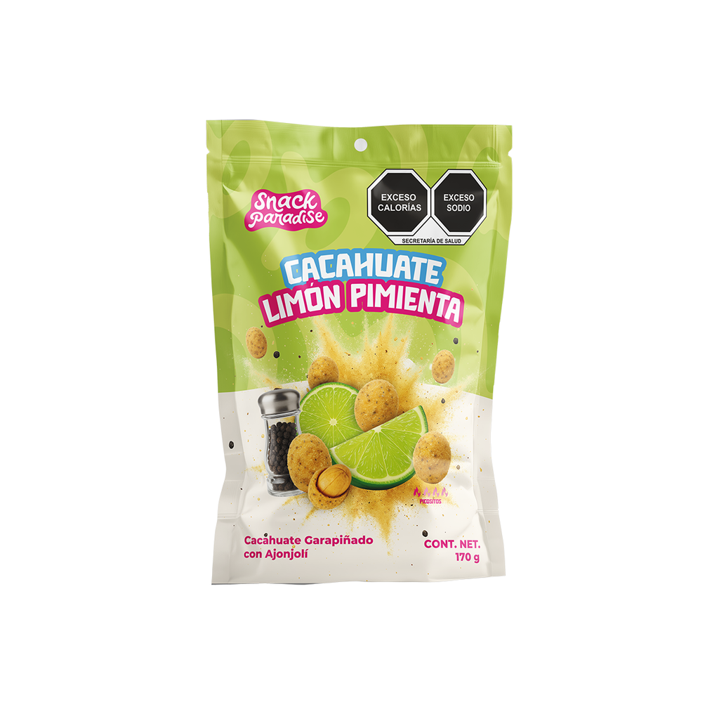 Cacahuate Limón Pimienta